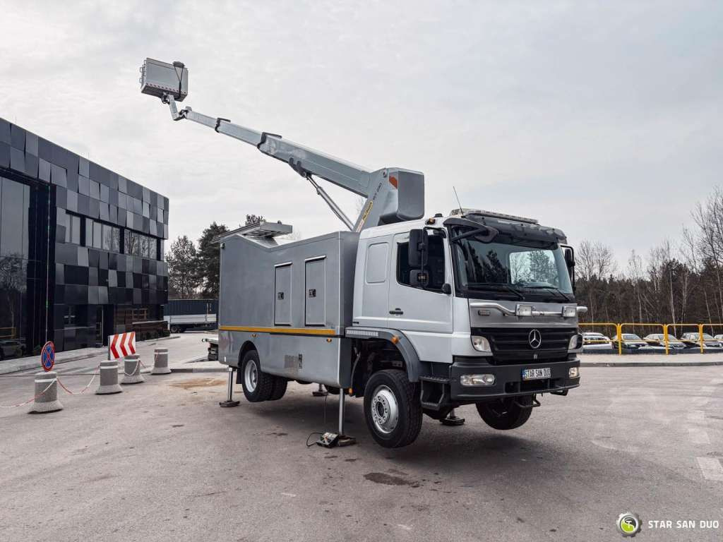 Mercedes-Benz 1529 4x4 Atego Lift Palfinger Wumag WT 230 - Φορτηγό με εναέρια πλατφόρμα: φωτογραφία 5 Mercedes-Benz 1529 4x4 Atego Lift Palfinger Wumag WT 230 - Φορτηγό με εναέρια πλατφόρμα: φωτογραφία 5