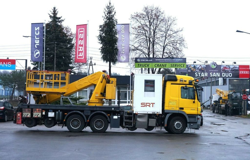 Φορτηγό με εναέρια πλατφόρμα Mercedes-Benz 3344 SRT SCHÖRLING Road Rail Railway Zweiweg .: φωτογραφία 7