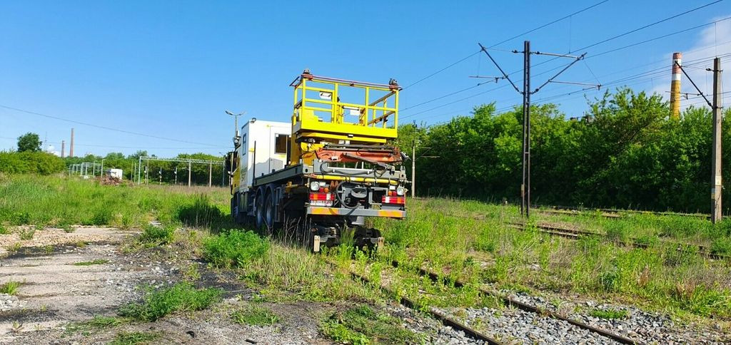 Φορτηγό με εναέρια πλατφόρμα Mercedes-Benz 3344 SRT SCHÖRLING Road Rail Railway Zweiweg .: φωτογραφία 6