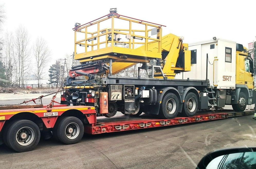 Φορτηγό με εναέρια πλατφόρμα Mercedes-Benz 3344 SRT SCHÖRLING Road Rail Railway Zweiweg .: φωτογραφία 12