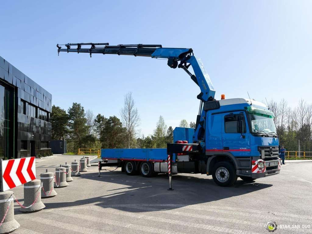 Mercedes-Benz ACTROS 2646L 6x4 PALFINGER 36002 Euro 5 Winch - Φορτηγό με γερανό: φωτογραφία 4 Mercedes-Benz ACTROS 2646L 6x4 PALFINGER 36002 Euro 5 Winch - Φορτηγό με γερανό: φωτογραφία 4