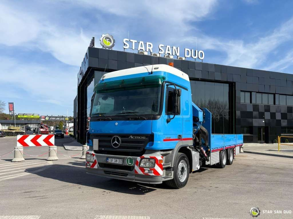 Mercedes-Benz ACTROS 2646L 6x4 PALFINGER 36002 Euro 5 Winch - Φορτηγό με γερανό: φωτογραφία 5 Mercedes-Benz ACTROS 2646L 6x4 PALFINGER 36002 Euro 5 Winch - Φορτηγό με γερανό: φωτογραφία 5