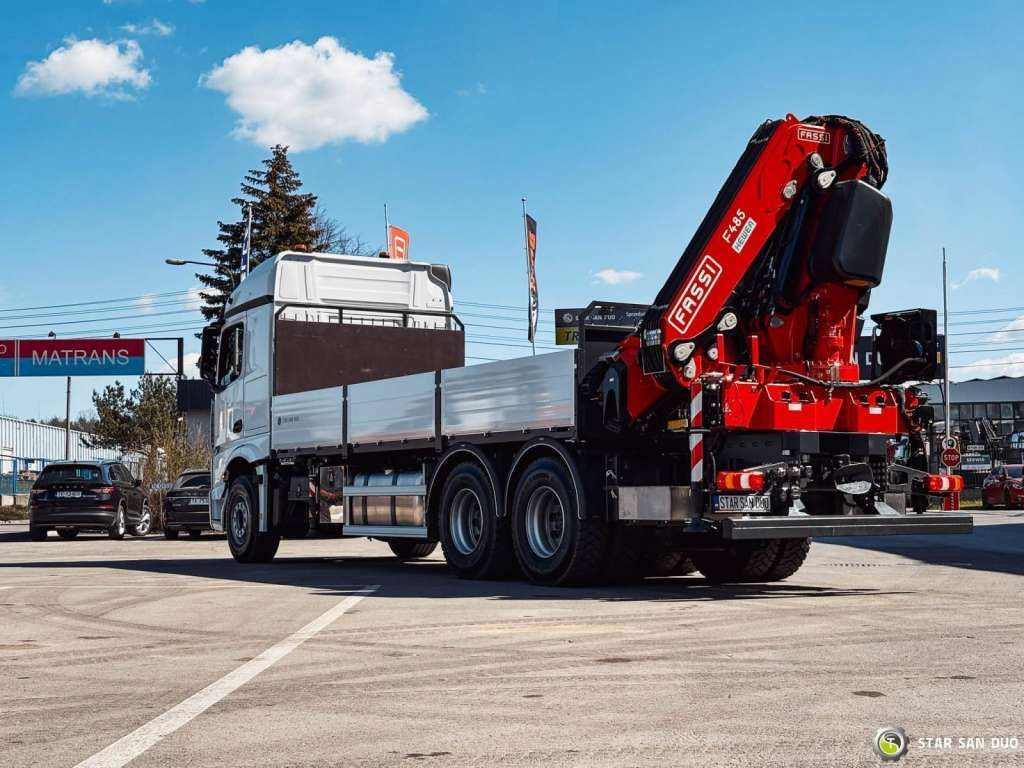 Φορτηγό με γερανό Mercedes-Benz  ACTROS 3351 NEW 6x4 Fassi F485 Crane: φωτογραφία 14 Φορτηγό με γερανό Mercedes-Benz  ACTROS 3351 NEW 6x4 Fassi F485 Crane: φωτογραφία 14