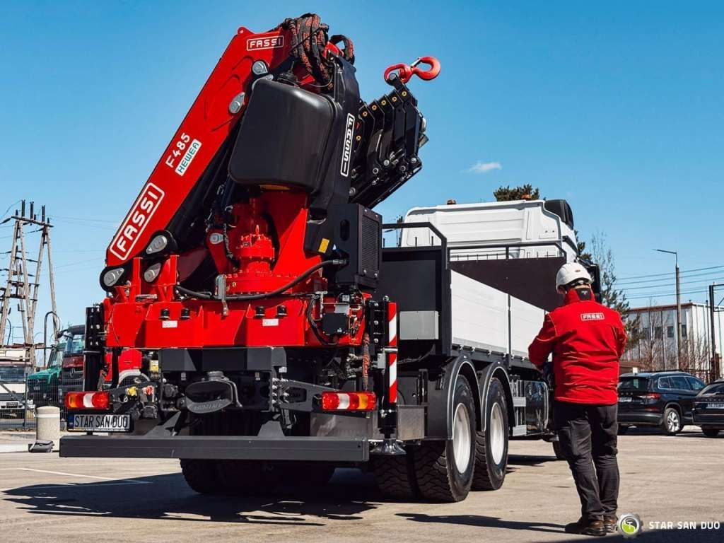 Φορτηγό με γερανό Mercedes-Benz  ACTROS 3351 NEW 6x4 Fassi F485 Crane: φωτογραφία 23 Φορτηγό με γερανό Mercedes-Benz  ACTROS 3351 NEW 6x4 Fassi F485 Crane: φωτογραφία 23
