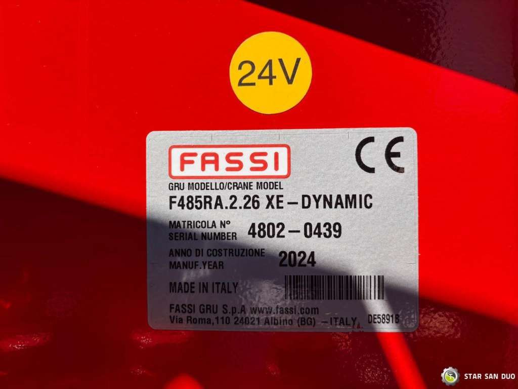 Φορτηγό με γερανό Mercedes-Benz  ACTROS 3351 NEW 6x4 Fassi F485 Crane: φωτογραφία 21