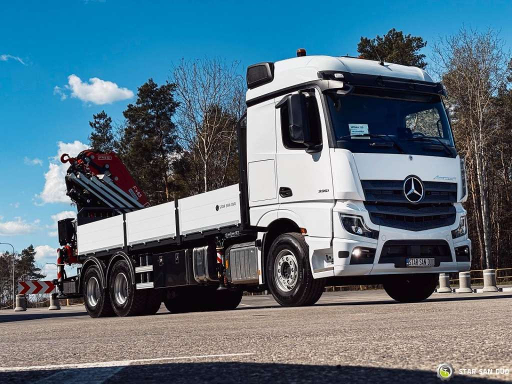 Φορτηγό με γερανό Mercedes-Benz  ACTROS 3351 NEW 6x4 Fassi F485 Crane: φωτογραφία 6 Φορτηγό με γερανό Mercedes-Benz  ACTROS 3351 NEW 6x4 Fassi F485 Crane: φωτογραφία 6