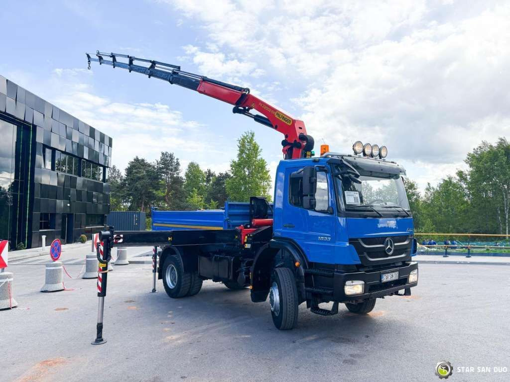 Mercedes-Benz AXOR 1833 4x4 Palfinger PK 22002 EH Crane Winch - Φορτηγό με γερανό: φωτογραφία 2 Mercedes-Benz AXOR 1833 4x4 Palfinger PK 22002 EH Crane Winch - Φορτηγό με γερανό: φωτογραφία 2