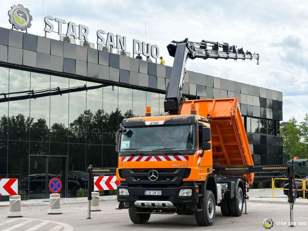 Mercedes-Benz Actros 1841 AK 4x4 Hiab 288E-7 Crane Kipper - Φορτηγό με γερανό: φωτογραφία 5 Mercedes-Benz Actros 1841 AK 4x4 Hiab 288E-7 Crane Kipper - Φορτηγό με γερανό: φωτογραφία 5