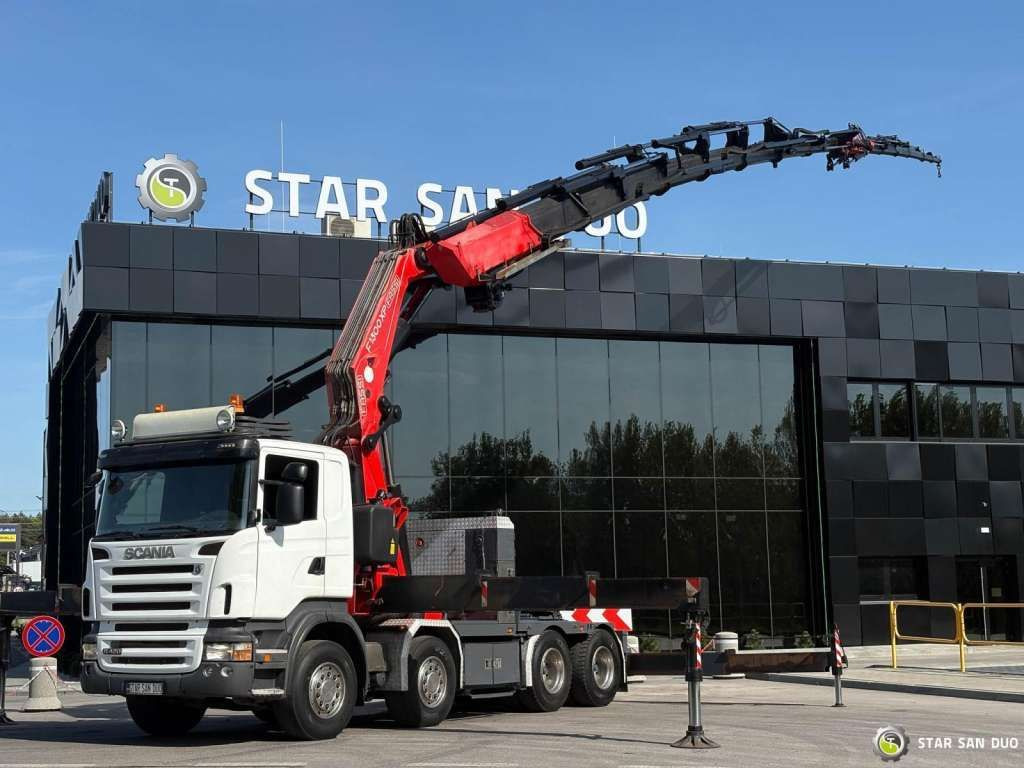Scania R420 8x4 FASSI F1300 AXP Crane FLY JIB Euro 4 - Τράκτορας: φωτογραφία 1 Scania R420 8x4 FASSI F1300 AXP Crane FLY JIB Euro 4 - Τράκτορας: φωτογραφία 1