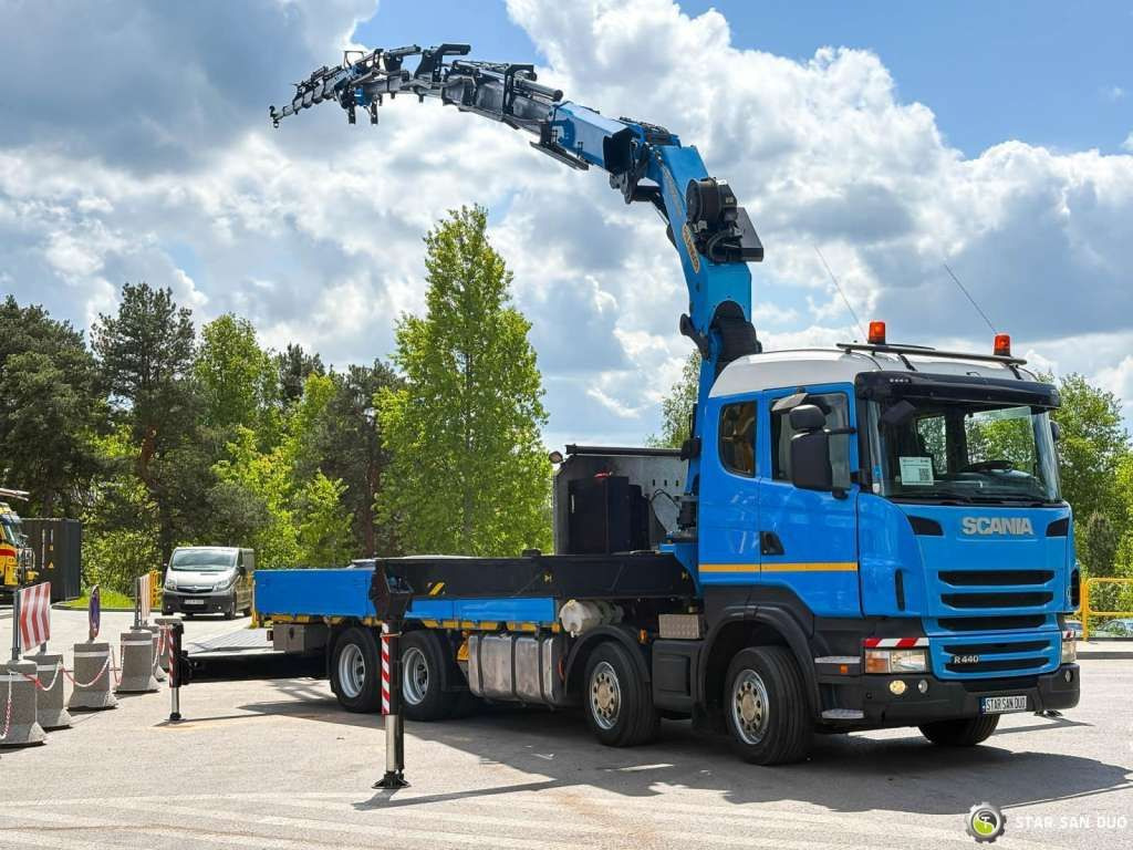 Scania R440 8x4 Palfinger PK50002 FLY JIB Crane Winch - Φορτηγό με γερανό: φωτογραφία 2 Scania R440 8x4 Palfinger PK50002 FLY JIB Crane Winch - Φορτηγό με γερανό: φωτογραφία 2