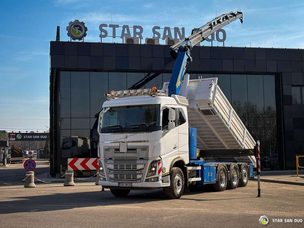 Volvo FH 16.550 8x4 Palfinger PK 34002-SH Crane Kippe - Φορτηγό ανατρεπόμενο: φωτογραφία 1 Volvo FH 16.550 8x4 Palfinger PK 34002-SH Crane Kippe - Φορτηγό ανατρεπόμενο: φωτογραφία 1