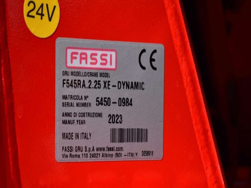 Φορτηγό με γερανό Volvo  FH 500 6x2 FASSI F545R.A.2.25 CRANE KRAN NEW !!: φωτογραφία 15