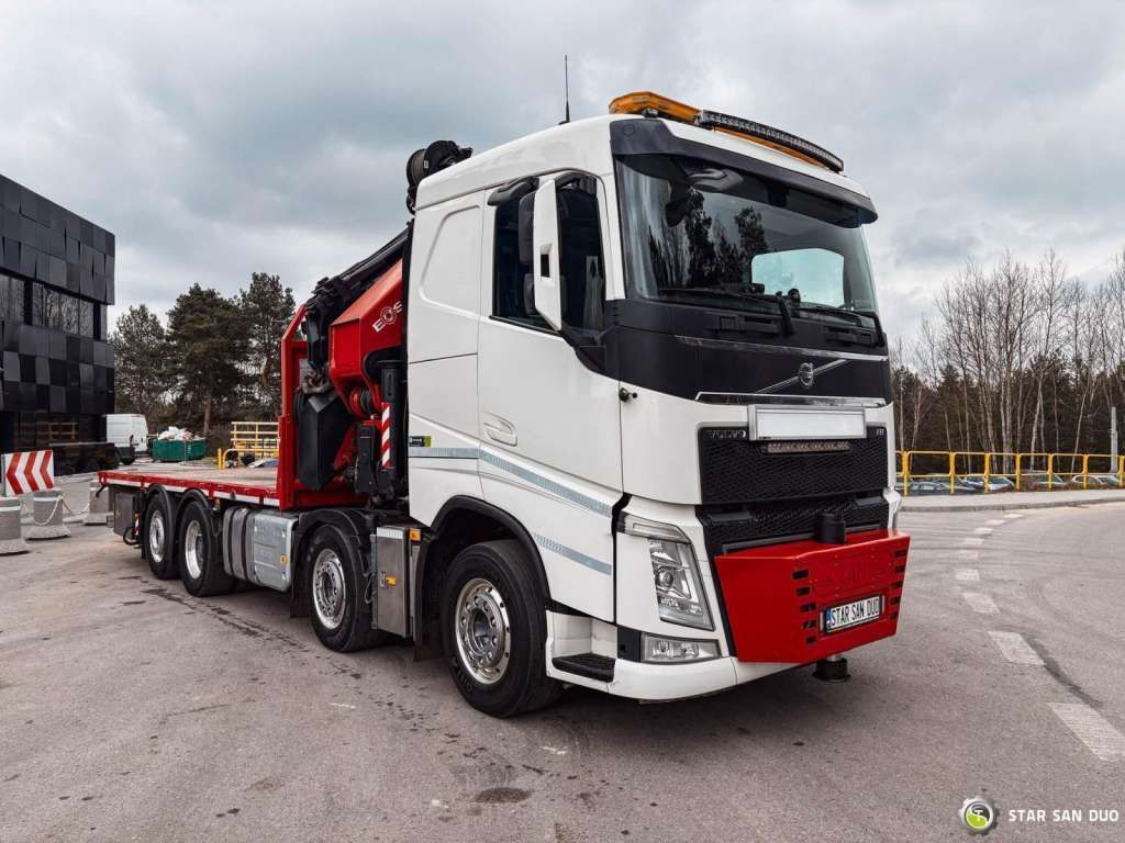 Volvo FH 550 8x2 HMF 8520 FLY JIB Winch Crane Euro 6 - Φορτηγό με γερανό: φωτογραφία 5 Volvo FH 550 8x2 HMF 8520 FLY JIB Winch Crane Euro 6 - Φορτηγό με γερανό: φωτογραφία 5