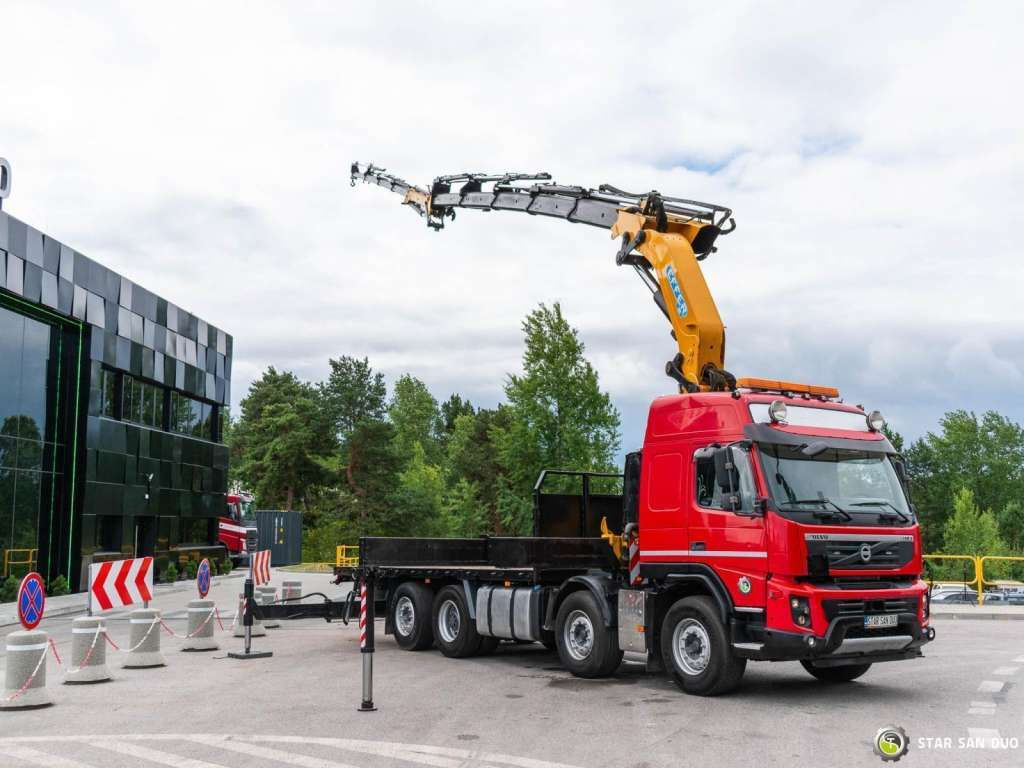 Volvo FMX 500 8x2 Effer 585 Fly Jib Winch Crane Kran - Φορτηγό με γερανό: φωτογραφία 3 Volvo FMX 500 8x2 Effer 585 Fly Jib Winch Crane Kran - Φορτηγό με γερανό: φωτογραφία 3