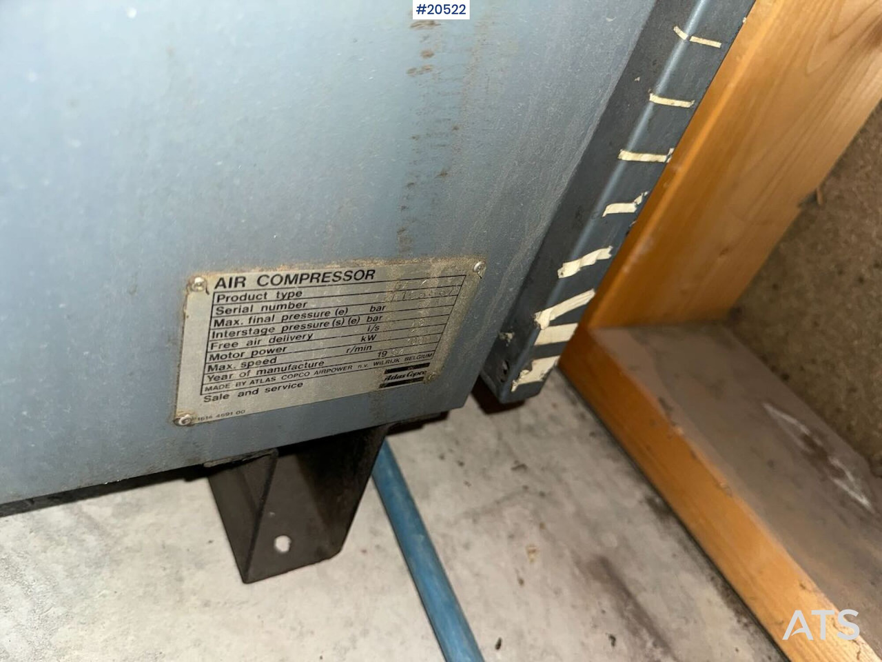 Atlas Copco GA7 - Κατασκευή μηχανήματα: φωτογραφία 4 Atlas Copco GA7 - Κατασκευή μηχανήματα: φωτογραφία 4