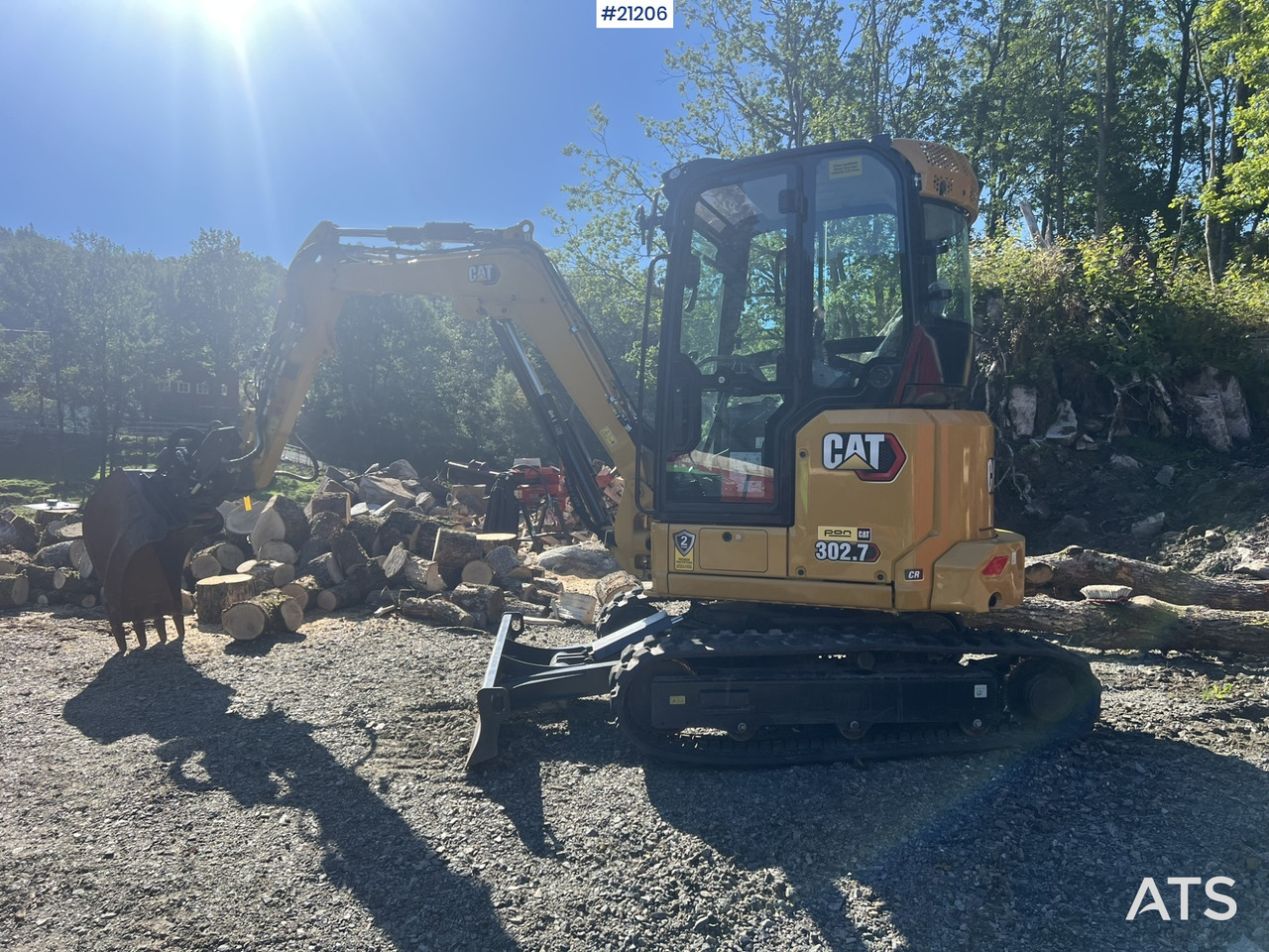 Caterpillar 302.7 CR gravemaskin m/ rototilt, pusseskuff,graveskuffe,klype og grøfteskuffe - Μίνι εκσκαφέας: φωτογραφία 4 Caterpillar 302.7 CR gravemaskin m/ rototilt, pusseskuff,graveskuffe,klype og grøfteskuffe - Μίνι εκσκαφέας: φωτογραφία 4