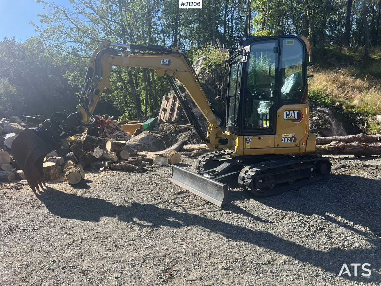 Caterpillar 302.7 CR gravemaskin m/ rototilt, pusseskuff,graveskuffe,klype og grøfteskuffe - Μίνι εκσκαφέας: φωτογραφία 5 Caterpillar 302.7 CR gravemaskin m/ rototilt, pusseskuff,graveskuffe,klype og grøfteskuffe - Μίνι εκσκαφέας: φωτογραφία 5