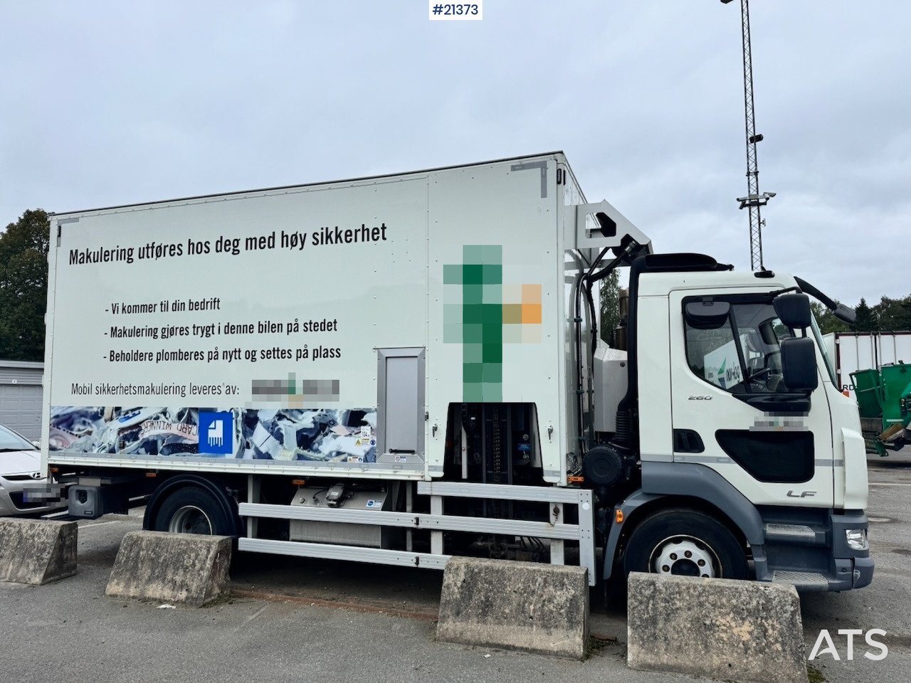 DAF LF 260 Makuleringsbil. 37 000 km! Må Sees! - Βιομηχανικός τεμαχιστής, Φορτηγό: φωτογραφία 5 DAF LF 260 Makuleringsbil. 37 000 km! Må Sees! - Βιομηχανικός τεμαχιστής, Φορτηγό: φωτογραφία 5