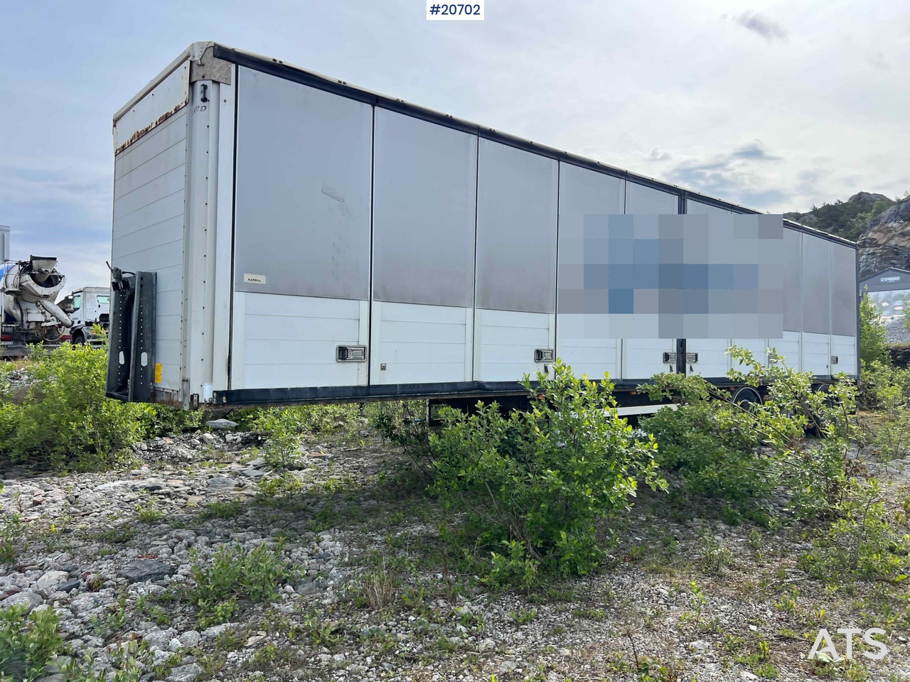 HRD 3 akslet kapelltralle rep.objekt m/ full sideåpning - Επικαθήμενο κόφα: φωτογραφία 2 HRD 3 akslet kapelltralle rep.objekt m/ full sideåpning - Επικαθήμενο κόφα: φωτογραφία 2