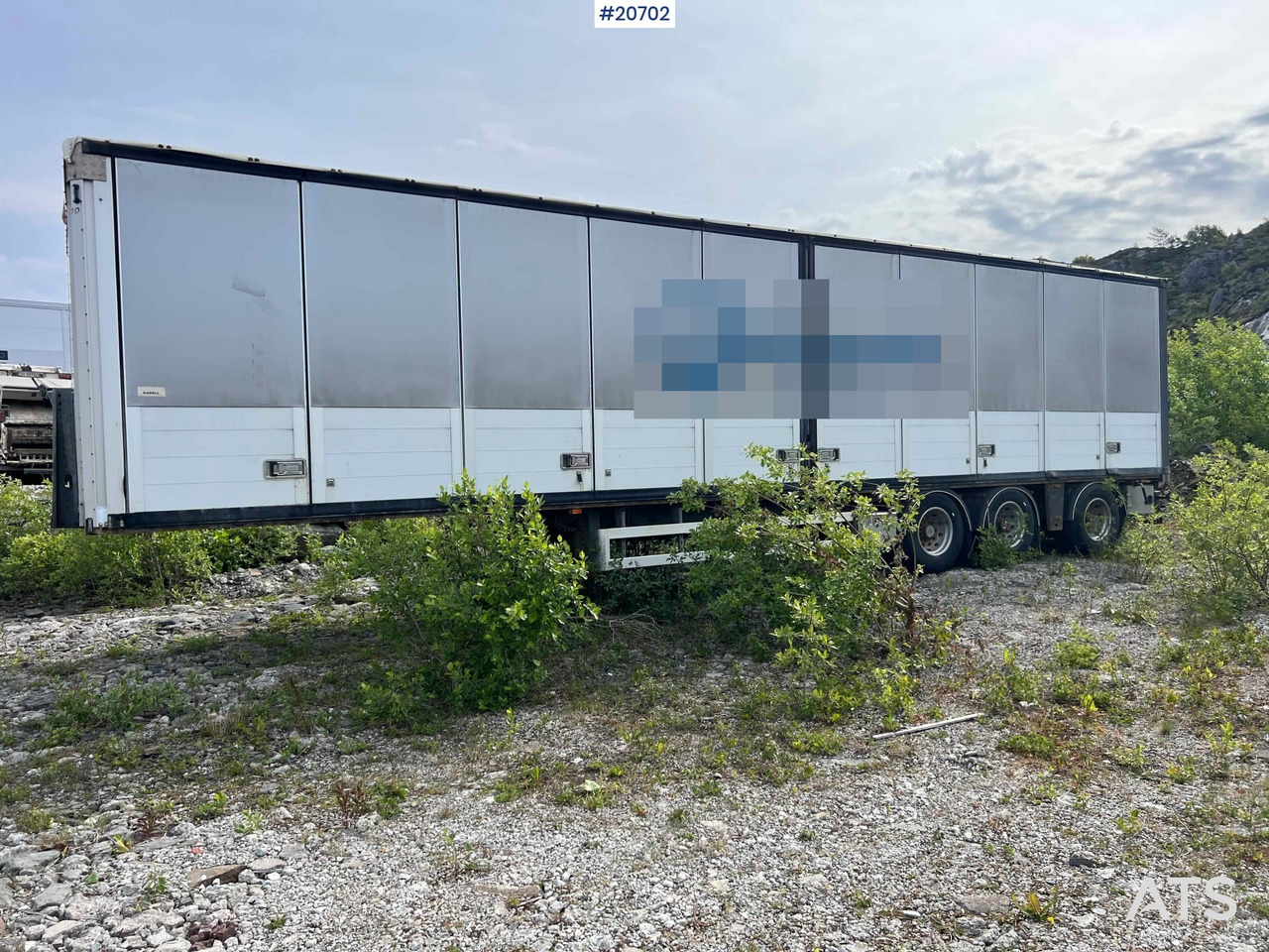 HRD 3 akslet kapelltralle rep.objekt m/ full sideåpning - Επικαθήμενο κόφα: φωτογραφία 1 HRD 3 akslet kapelltralle rep.objekt m/ full sideåpning - Επικαθήμενο κόφα: φωτογραφία 1