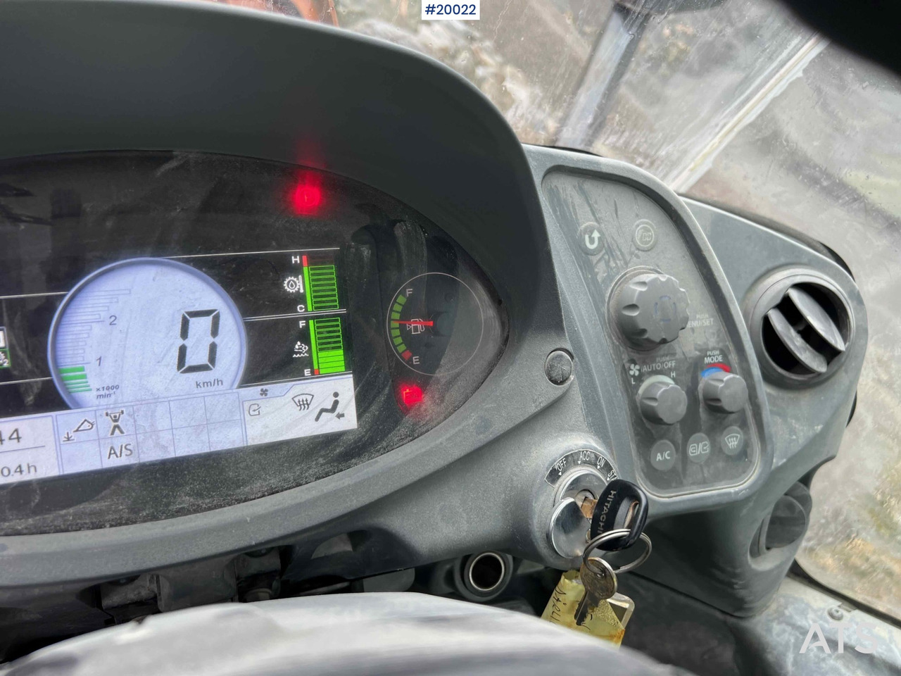 Ελαστιχοφόρος φορτωτής Hitachi zw370-6 hjullaster m / vekt, skriver og skuffe: φωτογραφία 22