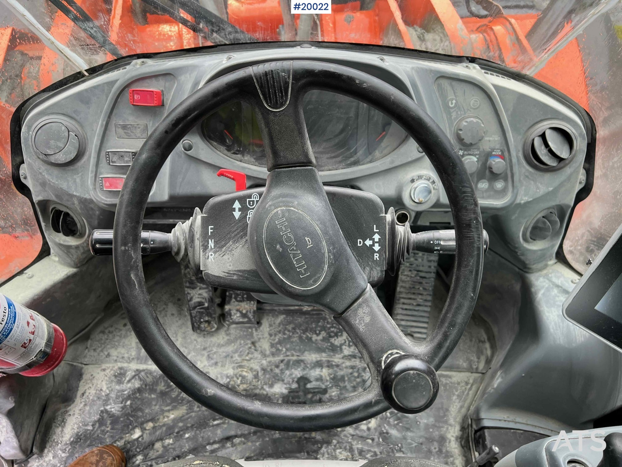 Ελαστιχοφόρος φορτωτής Hitachi zw370-6 hjullaster m / vekt, skriver og skuffe: φωτογραφία 21