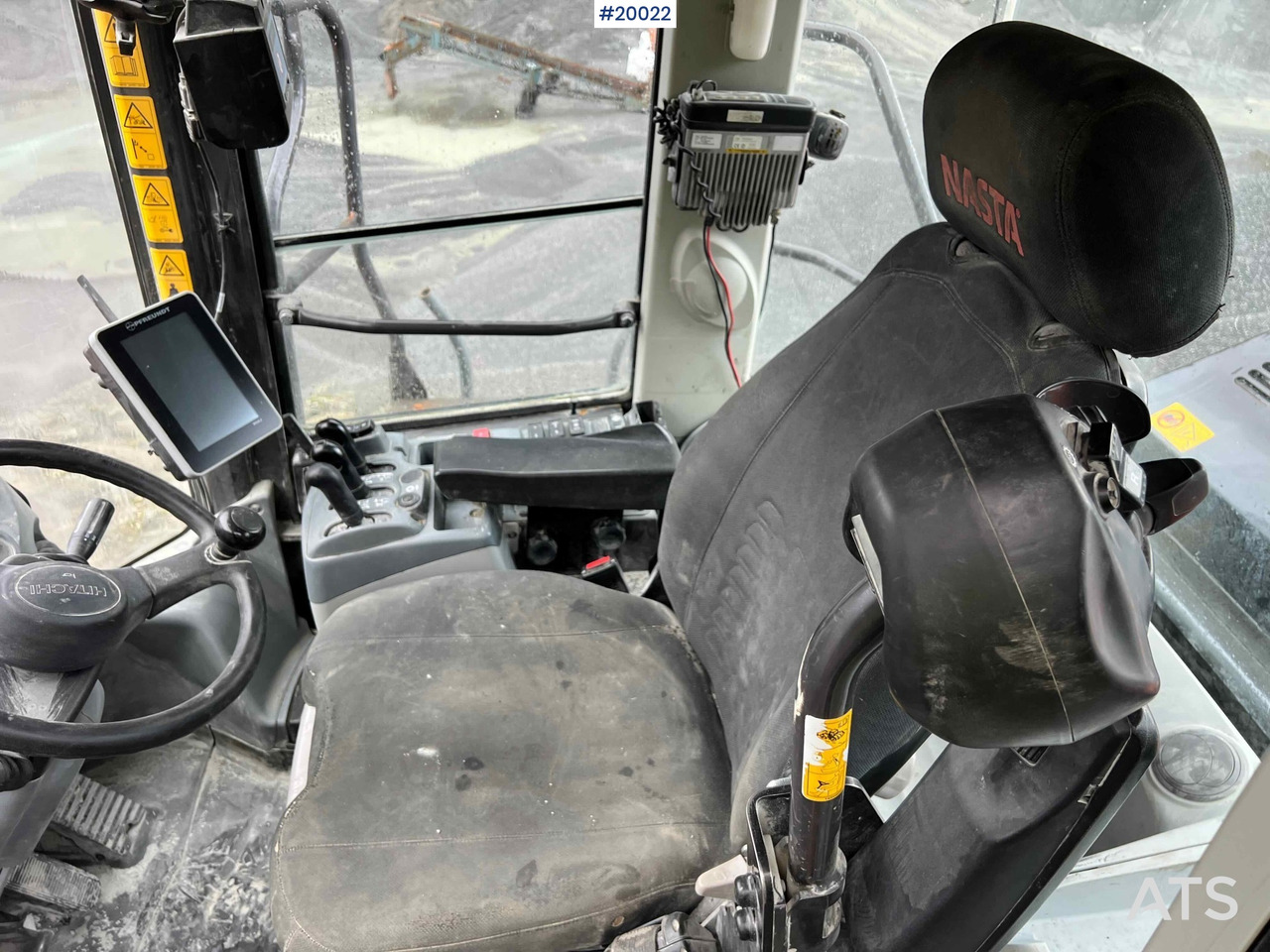 Ελαστιχοφόρος φορτωτής Hitachi zw370-6 hjullaster m / vekt, skriver og skuffe: φωτογραφία 20