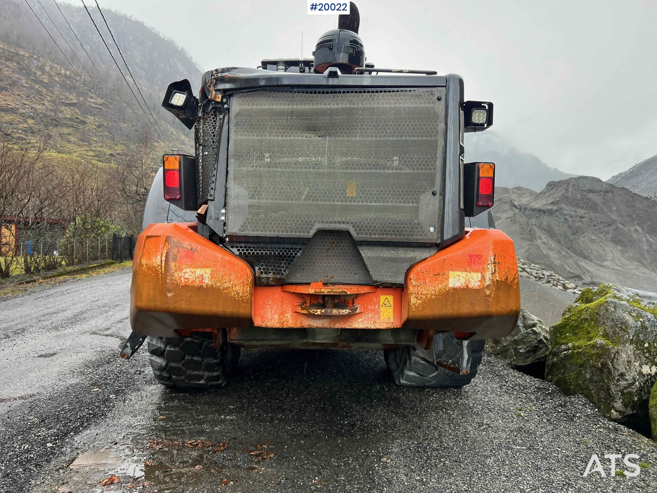 Ελαστιχοφόρος φορτωτής Hitachi zw370-6 hjullaster m / vekt, skriver og skuffe: φωτογραφία 15