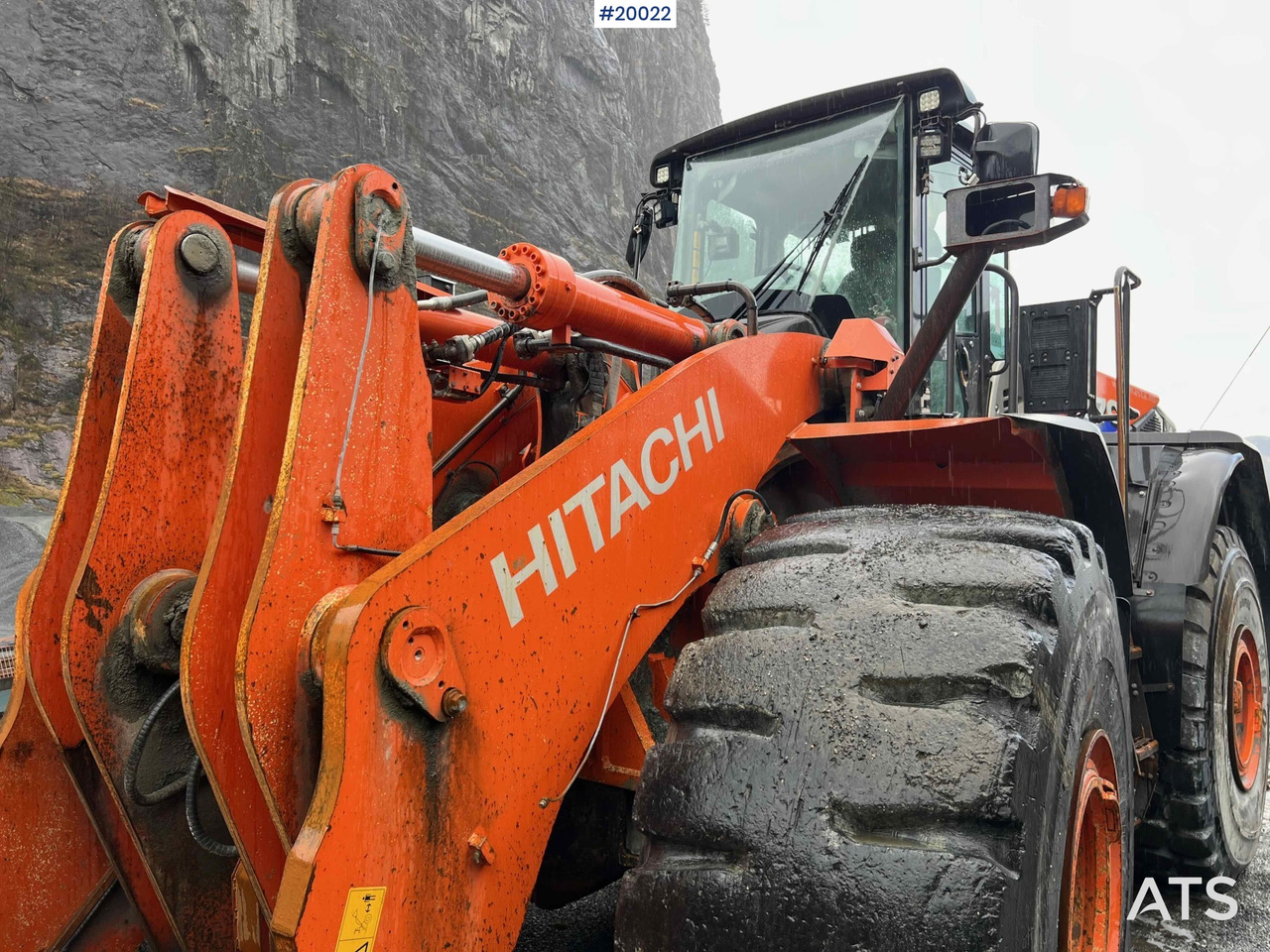 Ελαστιχοφόρος φορτωτής Hitachi zw370-6 hjullaster m / vekt, skriver og skuffe: φωτογραφία 45