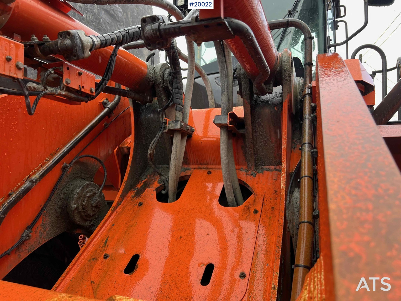 Ελαστιχοφόρος φορτωτής Hitachi zw370-6 hjullaster m / vekt, skriver og skuffe: φωτογραφία 50