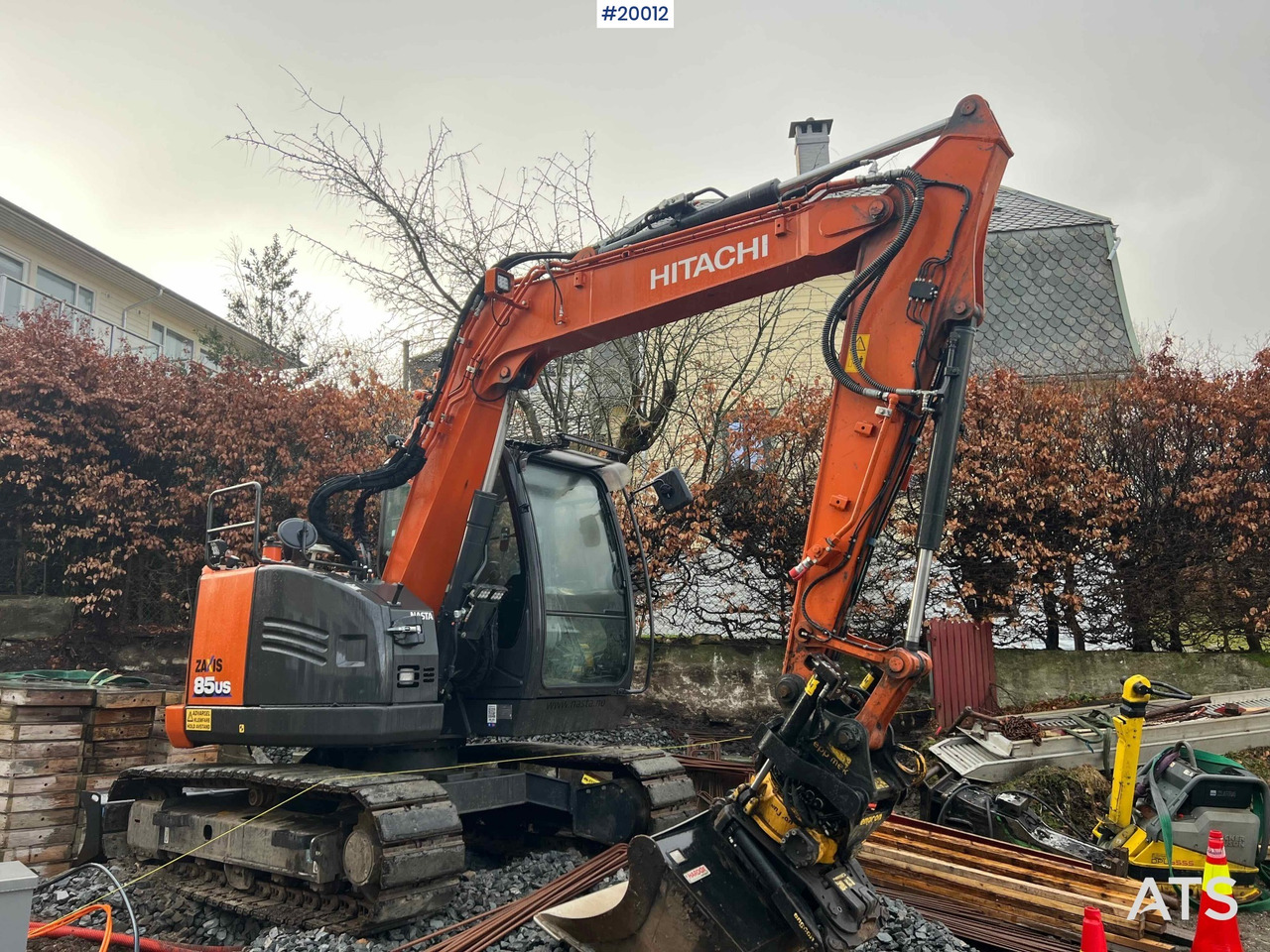 Hitachi zx85us-6 gravemaskin m/ rototilt med klype og pusseskuffe - Εκσκαφέας: φωτογραφία 2 Hitachi zx85us-6 gravemaskin m/ rototilt med klype og pusseskuffe - Εκσκαφέας: φωτογραφία 2