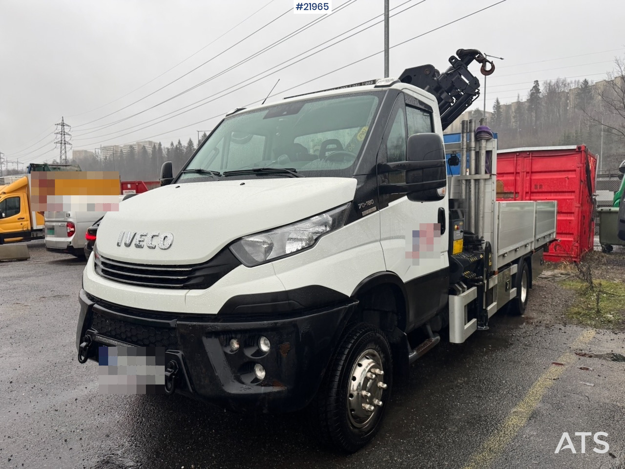 Iveco 70w - Φορτηγό με γερανό: φωτογραφία 1 Iveco 70w - Φορτηγό με γερανό: φωτογραφία 1