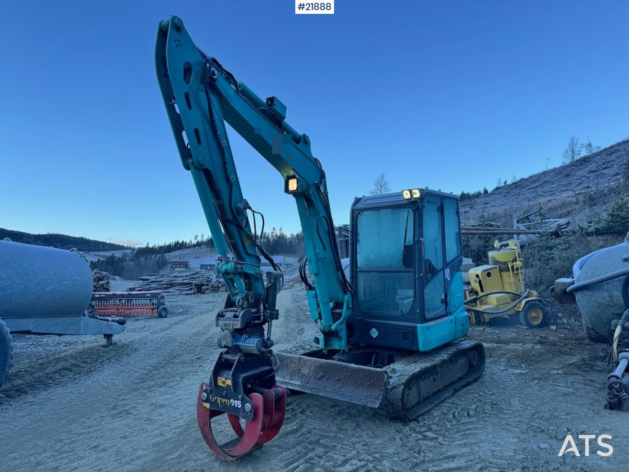 Kobelco SK55SRX-6 m/ Rototilt og 3 skuffer. 2330 timer! SE VIDEO - Ερπυστριοφόρος εκσκαφέας: φωτογραφία 1 Kobelco SK55SRX-6 m/ Rototilt og 3 skuffer. 2330 timer! SE VIDEO - Ερπυστριοφόρος εκσκαφέας: φωτογραφία 1