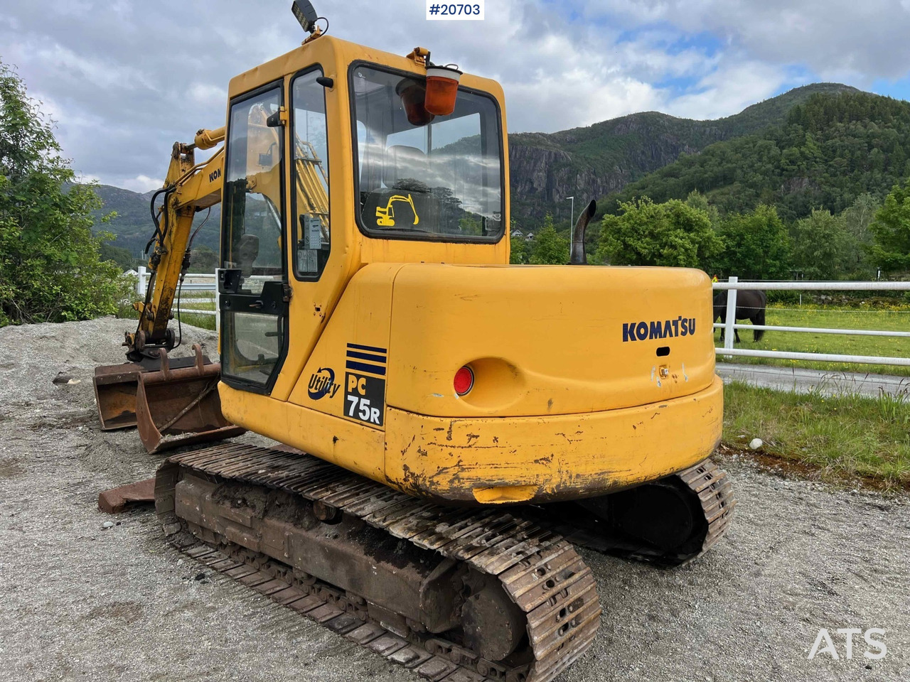 Komatsu PC75 - Εκσκαφέας: φωτογραφία 2 Komatsu PC75 - Εκσκαφέας: φωτογραφία 2