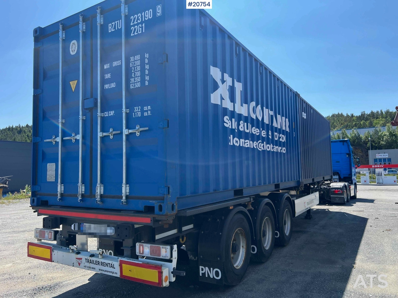 Krone containerhenger - Επικαθήμενο μεταφοράς εμπορευματοκιβωτίων/ Κινητό αμάξωμα: φωτογραφία 3 Krone containerhenger - Επικαθήμενο μεταφοράς εμπορευματοκιβωτίων/ Κινητό αμάξωμα: φωτογραφία 3