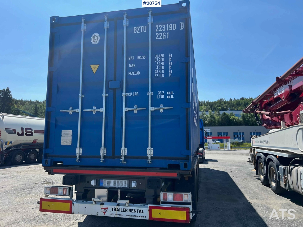 Krone containerhenger - Επικαθήμενο μεταφοράς εμπορευματοκιβωτίων/ Κινητό αμάξωμα: φωτογραφία 4 Krone containerhenger - Επικαθήμενο μεταφοράς εμπορευματοκιβωτίων/ Κινητό αμάξωμα: φωτογραφία 4