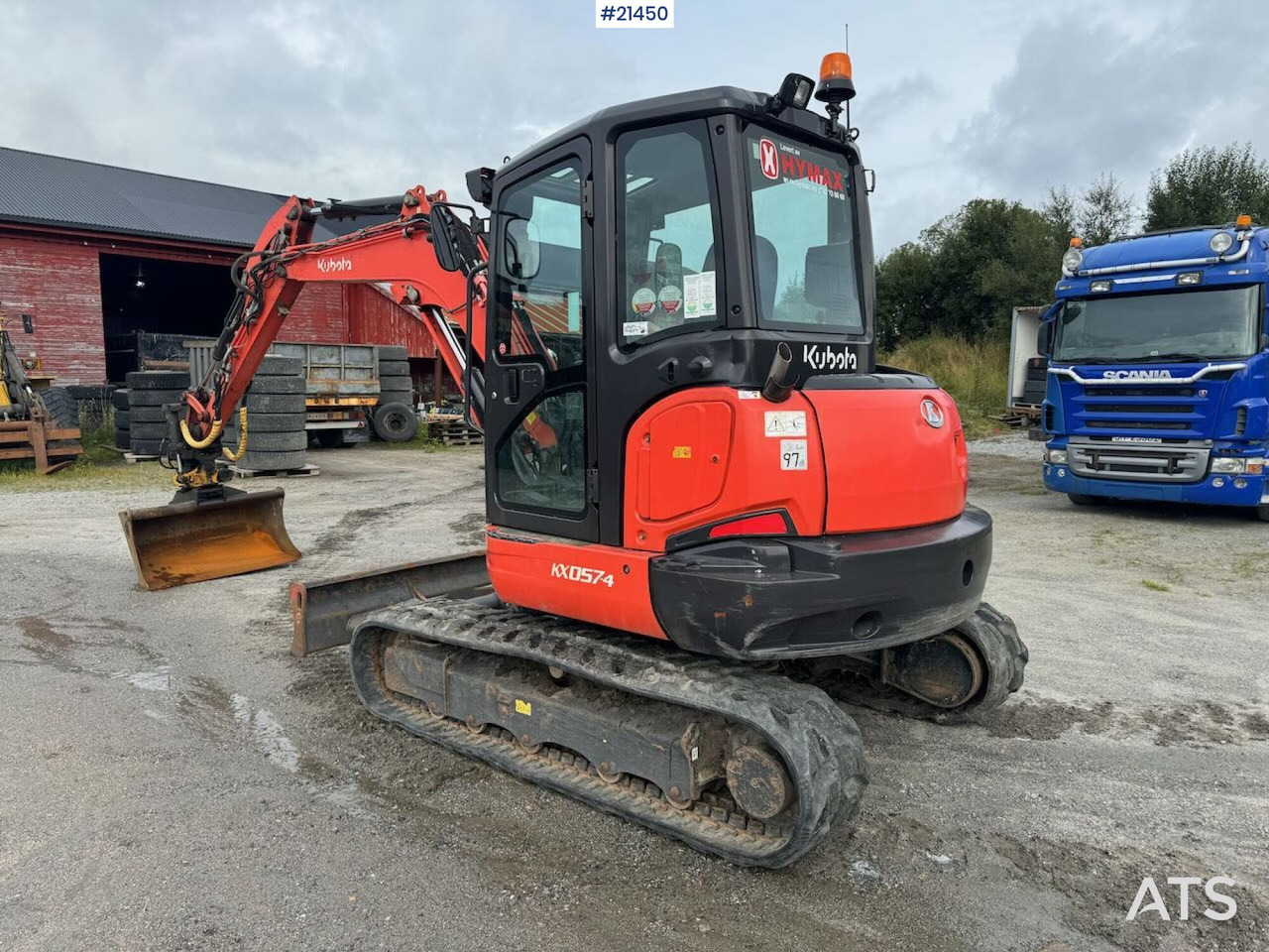 Kubota KX 057-4 - Ερπυστριοφόρος εκσκαφέας: φωτογραφία 3 Kubota KX 057-4 - Ερπυστριοφόρος εκσκαφέας: φωτογραφία 3
