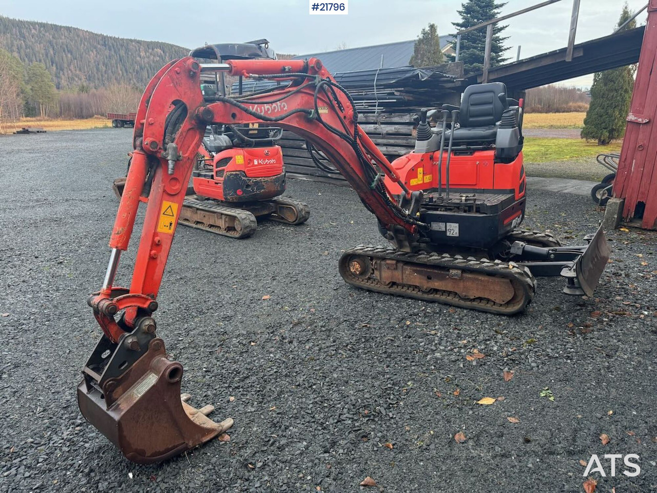 Kubota U17-3a Beltegraver m/ pusseskuffe. Spesialbygd for flytting med hellikopter. - Μίνι εκσκαφέας: φωτογραφία 4 Kubota U17-3a Beltegraver m/ pusseskuffe. Spesialbygd for flytting med hellikopter. - Μίνι εκσκαφέας: φωτογραφία 4