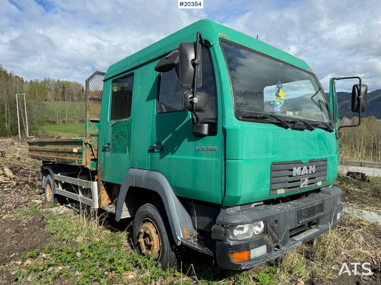 Φορτηγό με ανοιχτή καρότσα MAN MAN LE 8.180 Planbil: φωτογραφία 8