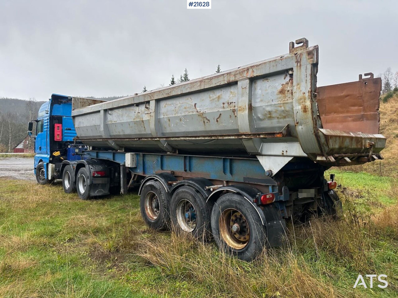 MAN TGA 28.530 6x2 trekkvogn m/ 1987 L.A.G Bree 3 akslet tippsemi SE VIDEO - Τράκτορας: φωτογραφία 5 MAN TGA 28.530 6x2 trekkvogn m/ 1987 L.A.G Bree 3 akslet tippsemi SE VIDEO - Τράκτορας: φωτογραφία 5