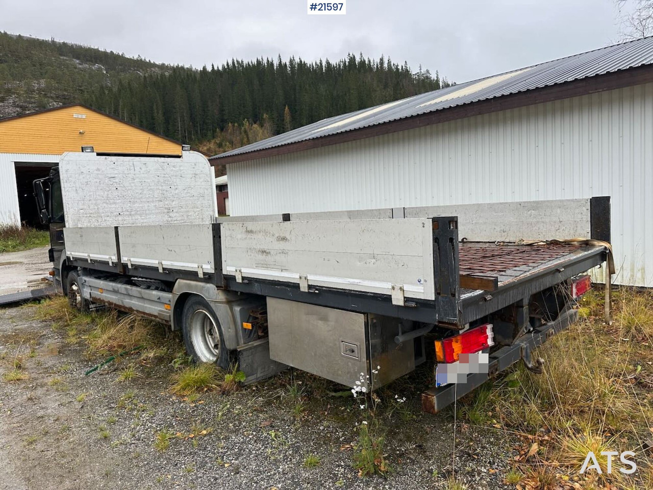 Mercedes 1524 L planbil m/ ny kompressor og vinterdekk. Ikke EU godkjent. - Φορτηγό με ανοιχτή καρότσα: φωτογραφία 4 Mercedes 1524 L planbil m/ ny kompressor og vinterdekk. Ikke EU godkjent. - Φορτηγό με ανοιχτή καρότσα: φωτογραφία 4