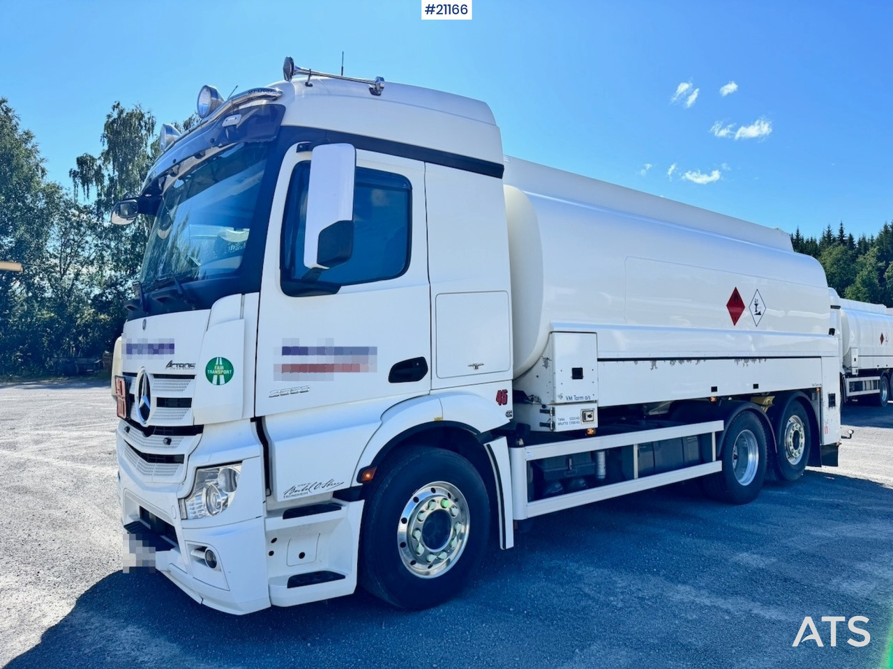 Mercedes Actros 2553 - Φορτηγό βυτιοφόρο: φωτογραφία 2 Mercedes Actros 2553 - Φορτηγό βυτιοφόρο: φωτογραφία 2