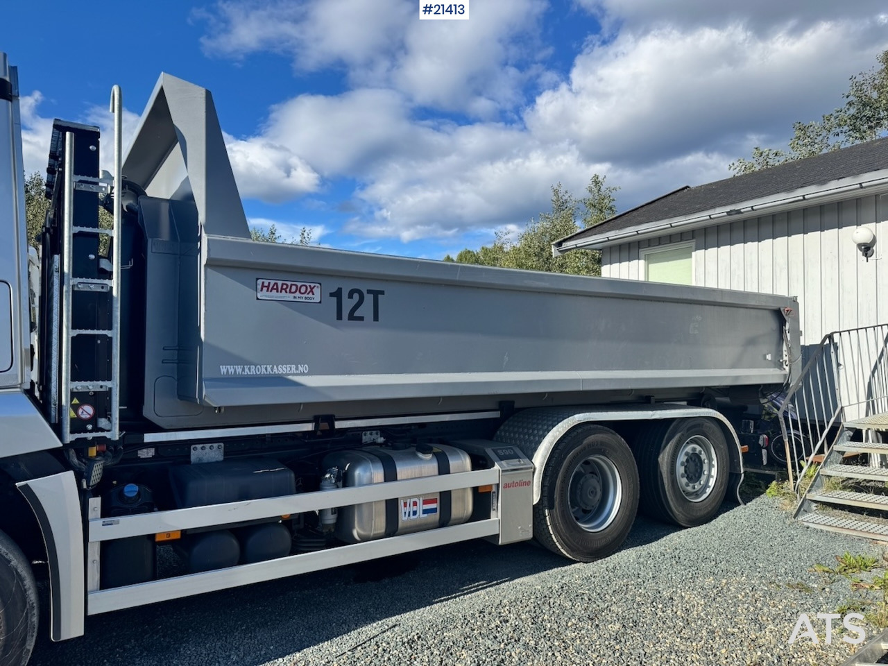 Mercedes Arocs 2543 - Φορτηγό φόρτωσης γάντζου: φωτογραφία 5 Mercedes Arocs 2543 - Φορτηγό φόρτωσης γάντζου: φωτογραφία 5