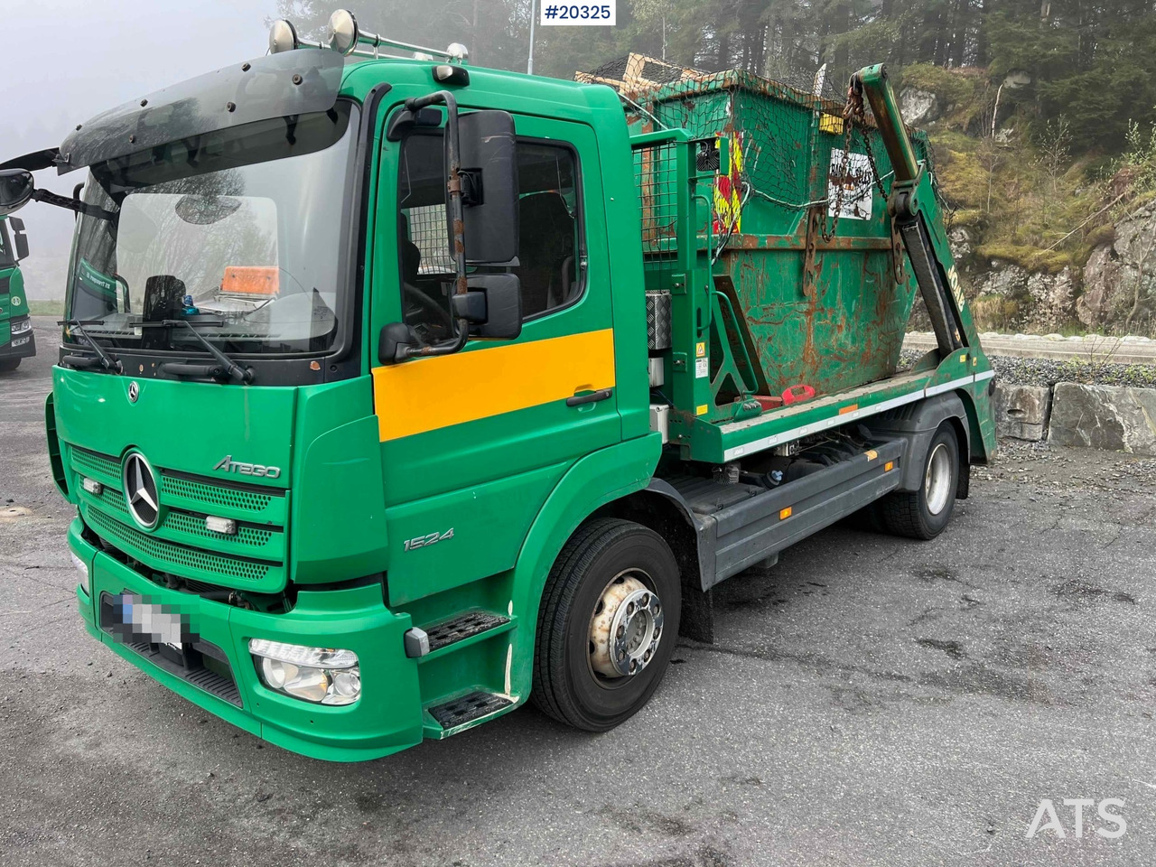 Mercedes Atego 1524 - Φορτηγό καδοφόρος φορτωτής: φωτογραφία 1 Mercedes Atego 1524 - Φορτηγό καδοφόρος φορτωτής: φωτογραφία 1