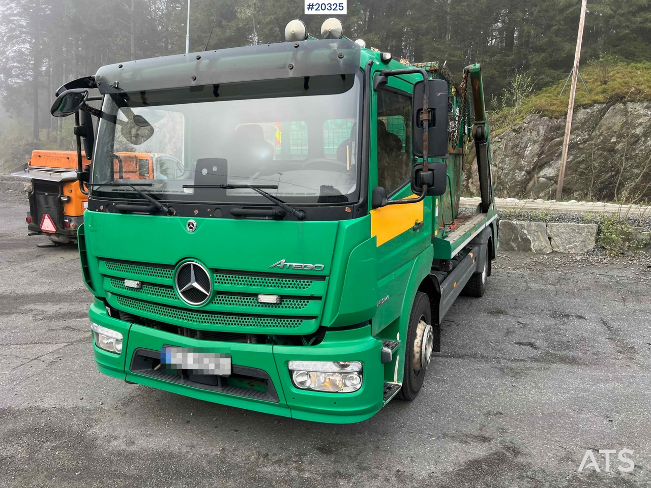 Mercedes Atego 1524 - Φορτηγό καδοφόρος φορτωτής: φωτογραφία 2 Mercedes Atego 1524 - Φορτηγό καδοφόρος φορτωτής: φωτογραφία 2
