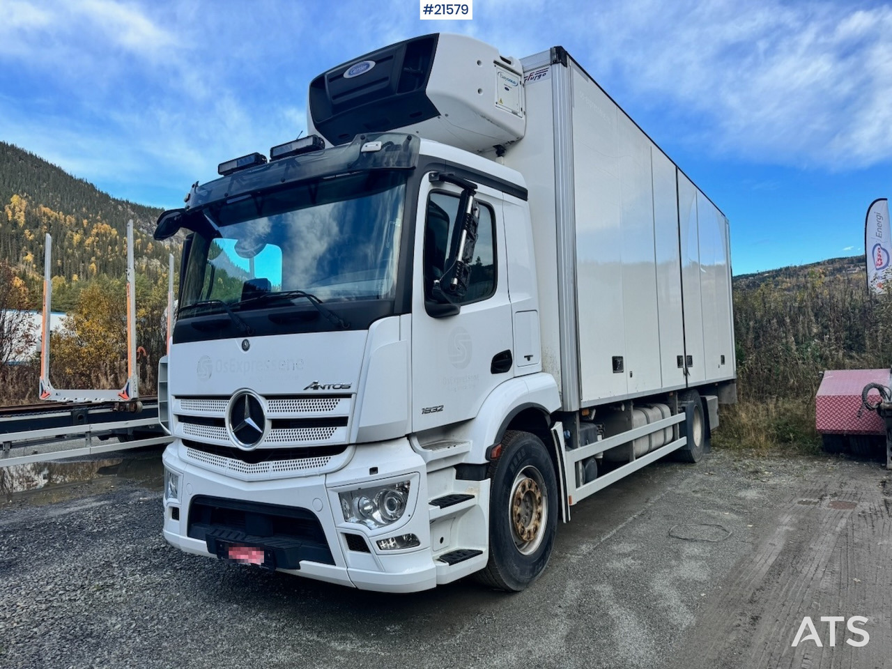 Mercedes-Benz Antos 1832 m/ Full sideåpning og Kjøl/frys. - Φορτηγό κόφα: φωτογραφία 1 Mercedes-Benz Antos 1832 m/ Full sideåpning og Kjøl/frys. - Φορτηγό κόφα: φωτογραφία 1