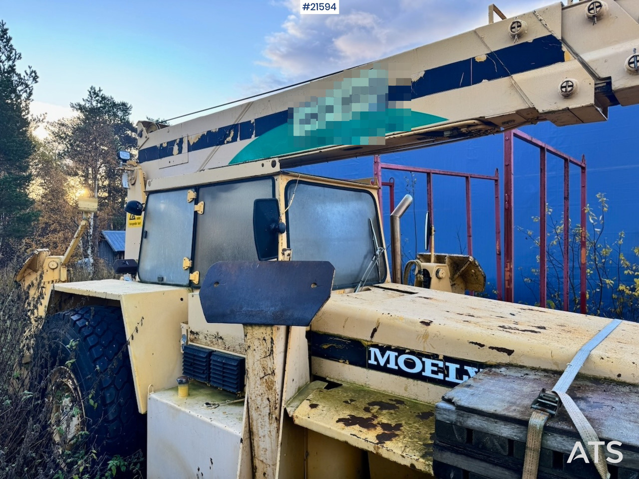 Τηλεσκοπικός γερανός Moelven Moelven 694 m/ 2 forlengere og 2 kroker.: φωτογραφία 6