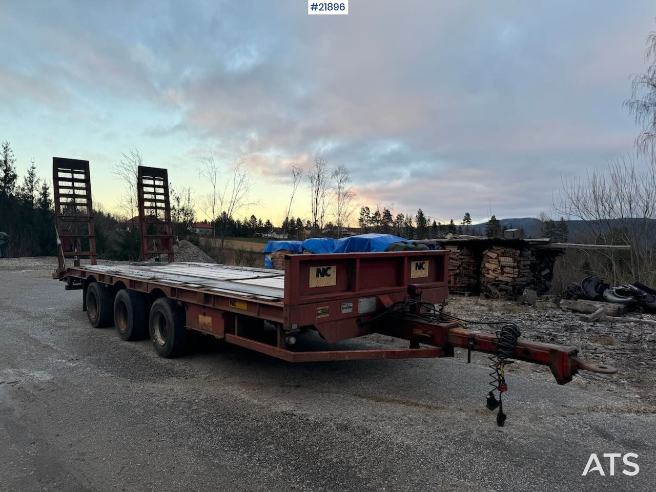 NC BT-24 3-akslet maskinkjerre - Ρυμούλκα με χαμηλό δάπεδο: φωτογραφία 1 NC BT-24 3-akslet maskinkjerre - Ρυμούλκα με χαμηλό δάπεδο: φωτογραφία 1