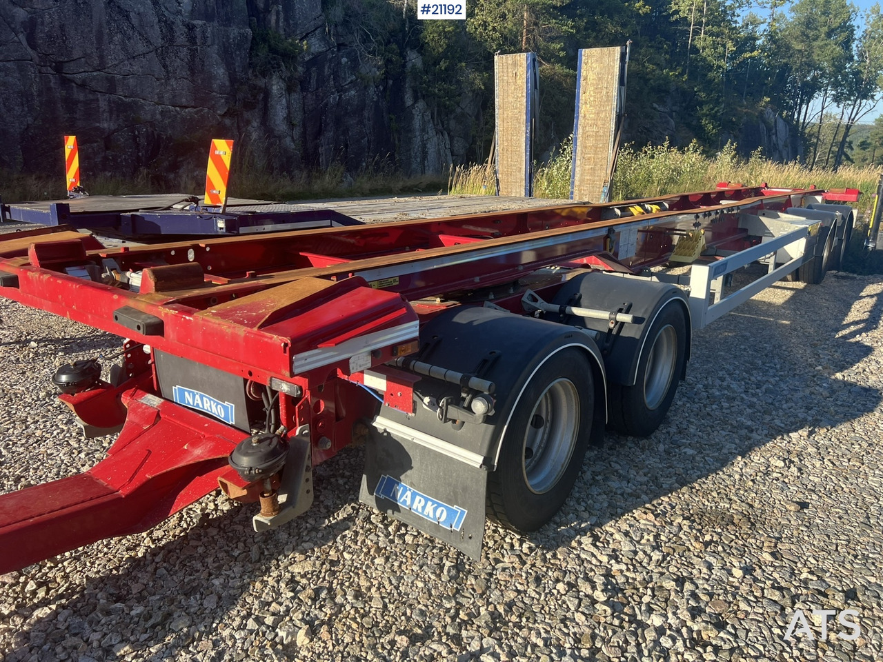 Narko 4 akslet container henger - Ρυμούλκα γάντζος/ Αλυσιδάκι: φωτογραφία 1 Narko 4 akslet container henger - Ρυμούλκα γάντζος/ Αλυσιδάκι: φωτογραφία 1