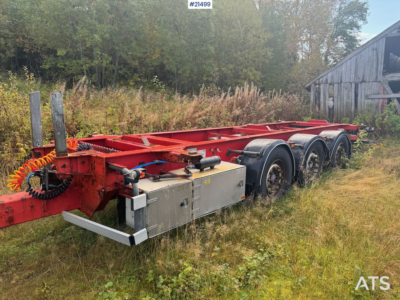 Narko Containerhenger - Ρυμούλκα μεταφοράς εμπορευματοκιβωτίων/ Κινητό αμάξωμα: φωτογραφία 1 Narko Containerhenger - Ρυμούλκα μεταφοράς εμπορευματοκιβωτίων/ Κινητό αμάξωμα: φωτογραφία 1